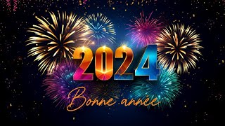 Bonne année 2024  Meilleurs Vœux 2024 ✨ Souhaits Inspirants pour une Année Mémorable✨4k [upl. by Linis]