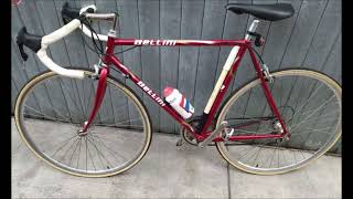 Rare BELLINI CAMPAGNOLO COLUMBUS Subscribe Channel bicycle bike cinelli campagnolo shimano [upl. by Wylen]