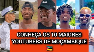 ESTES SÃO OS MAIORES YOUTUBERS DE MOÇAMBIQUE 🇲🇿 [upl. by Feune47]