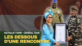 Nathalie Yamb  Général Tiani Les dessous d’une rencontre [upl. by Rhyne]