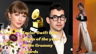 Taylor Swift wins album of the year at the Grammy Awards [upl. by Pax]