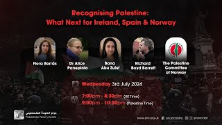 Recognising Palestine Whats Next for Ireland Spain and Norway [upl. by Berglund]