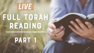 Full Torah Reading Live Part 1  Genesis  Leviticus [upl. by Abihsat577]