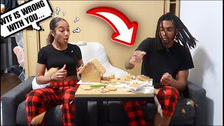 I SMASHED Her Gingerbread HousePRANK [upl. by Huckaby]