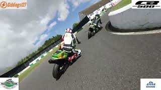 Onboard  EMRA R2  Mallory Park  CB500 Race 2  P30 Grid [upl. by Anitsihc]