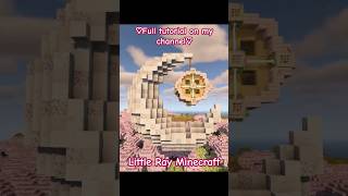 Easy Moon House in Minecraft  Survival Tutorial Timelapse [upl. by Eniruam]