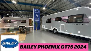 Bailey Phoenix GT75 2024 Caravans  First Look At The Full Range [upl. by Nwahsyd]