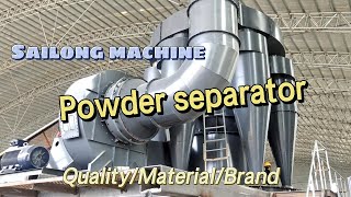 High efficiency wear resistance long service Industrial powder separator air classifier Osepa [upl. by Ynnav]