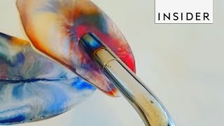 Artist Uses Blowtorch To Paint [upl. by Burch]