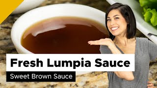 Fresh Lumpia Sauce Recipe Filipino Food [upl. by Irrak]