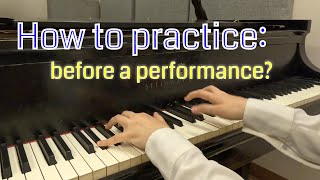 Preperformance piano practice routine Ravel quotLa Valsequot  bonus pieces piano practice routine [upl. by Tamsky]