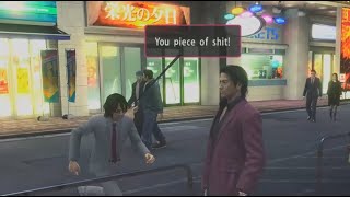 thug heckles me and disappears in yakuza 5 [upl. by Sucramd430]