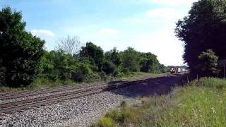 COTTON BELT HYCUBE CUSHIONCAR 86 Box car and TTX container cars [upl. by Artep825]