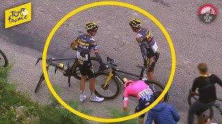 Primož Roglič CRASHES At TOUR DE FRANCE 2021 Stage 3 » Reaction amp Analysis [upl. by Severson]