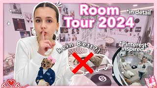 Room Tour 🎀 kein Bett im Zimmer 🪩 girly aethetic Pinterest inspired ⋆ ˚｡⋆౨ৎ˚ Alles Ava [upl. by Ecyak]