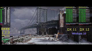 Linux vs Windows  The Division 1080p Medium 5700XT [upl. by Ditmore]