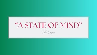 “A State Of Mind” By Jake Everyman [upl. by Anadal]