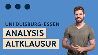 Livestream Altklausur Analysis für Informatiker Teil 1 Universität DuisburgEssen [upl. by Eeldarb]