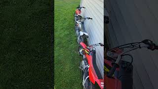 Honda 50 Pit Bike collection 🔥 CRF50F XR50R XR88R [upl. by Acceb]