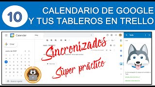 SINCRONIZA TU GOOGLE CALENDAR Y TRELLO  Super práctico y fácil de configurar [upl. by Inanuah438]