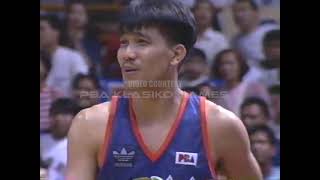 ELIMINATION ROUND SUNKIST BOTTLERS VS GINEBRA SAN MIGUEL  4TH QUARTER  1996 COMMISSIONERS CUP [upl. by Eustis780]