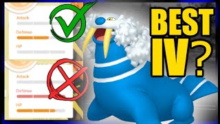 Best IVs for Walrein Get ready for community day Pokemon Go Battle League [upl. by Cole]