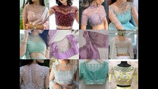 Net maggam work blouse designs [upl. by Belden]