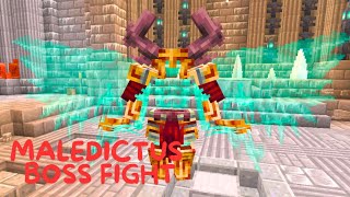 I FOUGHT MALEDICTUS IN FROSTED PRISON  MINECRAFT [upl. by Azar]