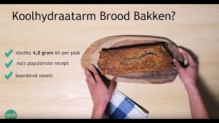 KOOLHYDRAATARM BROOD  Recept om Zelf te Bakken in de Oven slechts 48 gr carbs per plakje [upl. by Isaacs999]