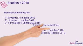 Spesometro ripasso delle regole 2018 [upl. by Agnesse]