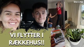 FLYTTEVLOG Vi flytter i rækkehus pt 1  Gardiner fra IKEA indretning og vores udfordringer [upl. by Eva871]