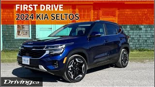 2024 Kia Seltos  First Drive  Drivingca [upl. by Amador]