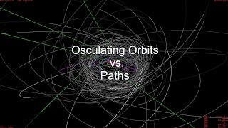 PhysX3D GRAVITY SIMULATION Osculating Orbits vs Paths [upl. by Ajnotal]