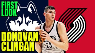 Donovan Clingan Summer League First Look  Was Picking Him Over Zach Edey A Mistake [upl. by Akaya903]