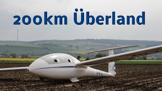 Segelfliegen  200km Überlandflug  Außenlandung  Segelflugausbildung [upl. by Erich]