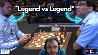 That stunning final move  Magnus Carlsen vs Vishy Anand  Tata Steel Chess India 2019 [upl. by Llewop]