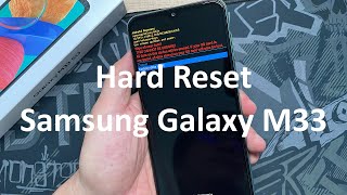 How To Hard Reset Samsung Galaxy M33 5G [upl. by Shere]