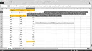 excel104  WYSZUKAJPIONOWO  kilka kryteriów wartości  formuła tablicowa z funkcją WYBIERZ [upl. by Lednik699]