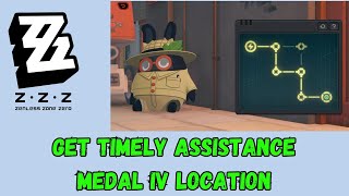 How To Get Timely Assistance Medal IV Location Treasure Hunt Bangboo in Zenless Zone Zero [upl. by Annelise444]