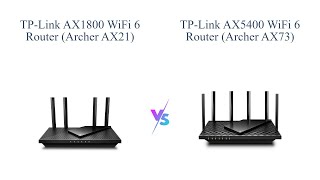 TPLink AX1800 vs AX5400 WiFi 6 Router Comparison 📶🔍 [upl. by Noxaj]