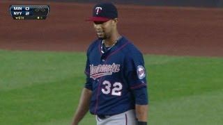 Aaron Hicks displays powerful arm [upl. by Colvert]