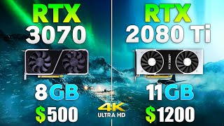 RTX 3070 vs RTX 2080 Ti  Test in 8 Games [upl. by Ettore245]