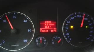 VW Jetta 19 tdi 2006 120kmh  расход топлива [upl. by Oneladgam]