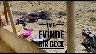 Dağ Evinde bir gece 125 cc kuba tk03 ile dağ yolu ormancibaba ile sohbet [upl. by Atnahc]