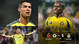 RONALDO FRUSTRÉ  MANÉ BUTEUR  ALRIYADH 01 ALNASSR  TALISCA TROP ÉGOÏSTE PIOLI UTILISE MAL CR7 [upl. by Natsyrk]