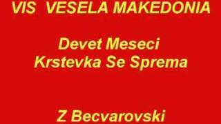 Devet Meseci Krstevka Se Sprema  Vesela Makedonia  Macedonian song and music [upl. by Nosreffej633]