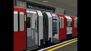 OpenBve Victoria line at Finsbury Park [upl. by Caughey692]