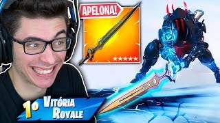 ACHEI A ESPADA DO INFINITO E VIREI O DEUS SUPREMO Fortnite Battle Royale [upl. by Marcel793]