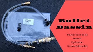 Absolute easiest way to bleed seastar uflex hydraulic steering system [upl. by Ramiah674]