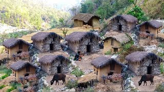 Beautiful Nepali Mountain Village Simple Happy Lifestyle  Rural Nepal Quest  Nepali Village Life [upl. by Naro]